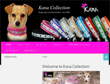 Tablet Screenshot of kanacollection.com